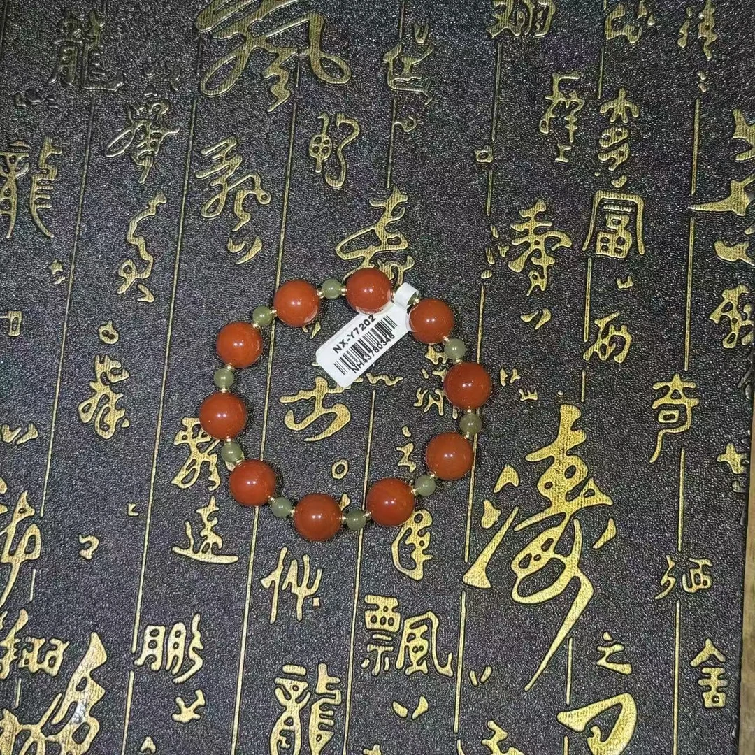 玛瑙单圈精品手串（无礼盒）K491