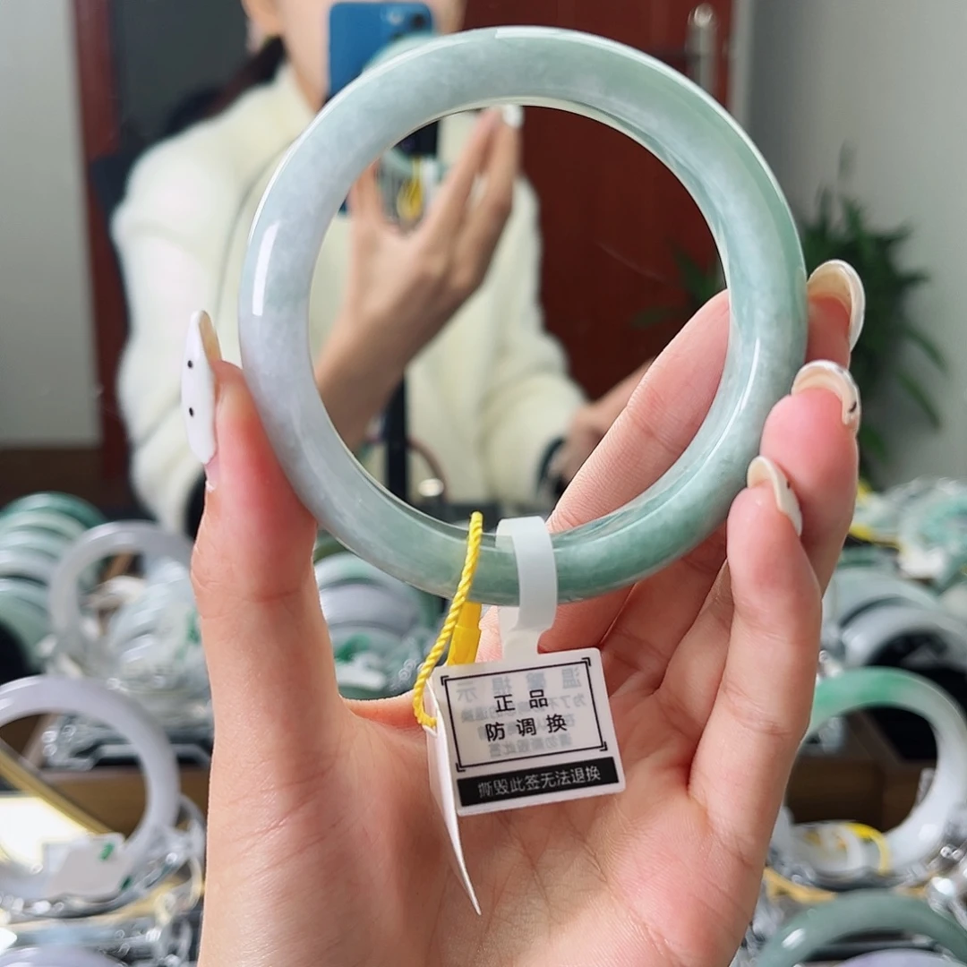 翡翠未镶嵌手串天然翡翠手镯