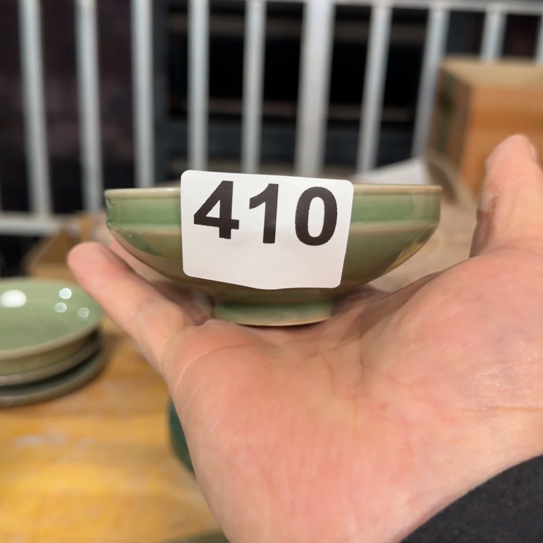 刚***）瓷片耀州窑手工主人杯瑕疵不退换