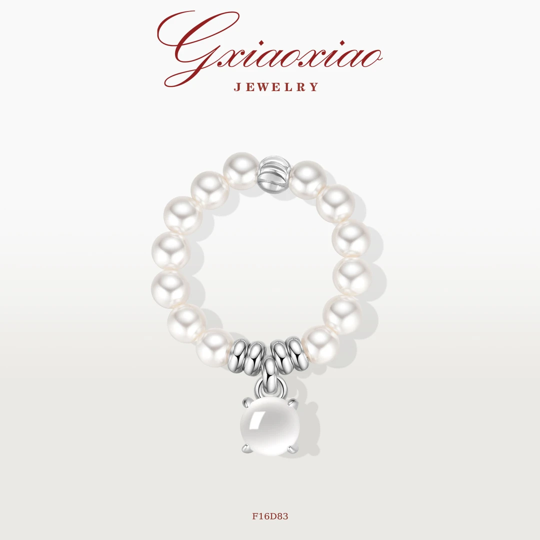 G XIAOXIAO 镀K金【白璃少女】气质中式复古尾戒戒指 F16D83