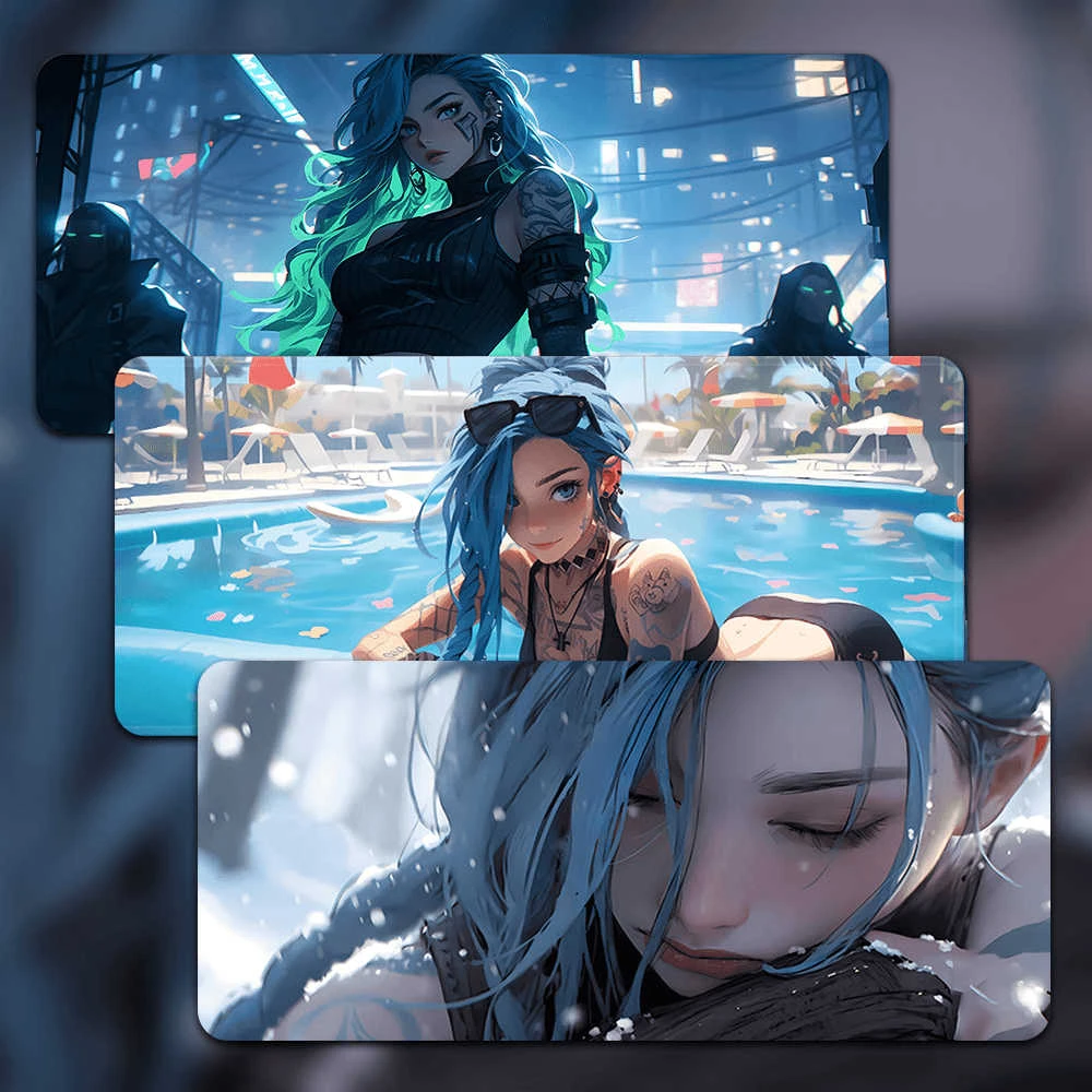 鼠标垫超大号电脑键盘垫电竞游戏办公桌垫中国风男女生加厚防滑