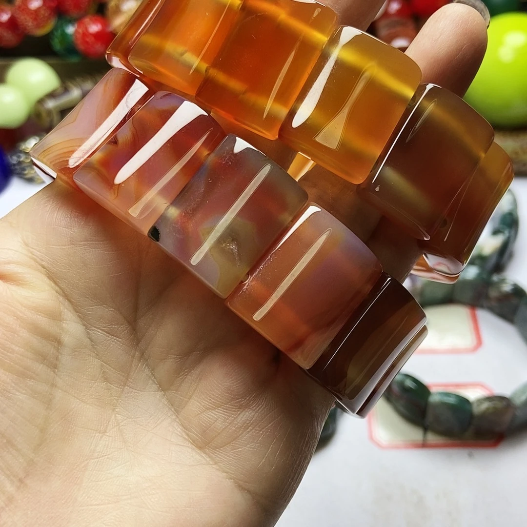 耀***花玛瑙/玉髓未镶嵌手链