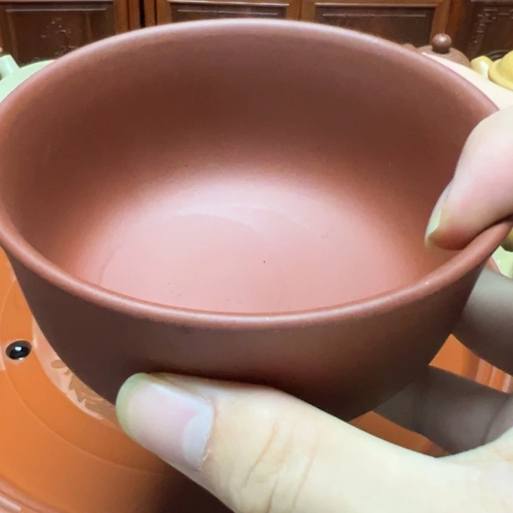 茶杯紫砂宜兴原矿紫泥