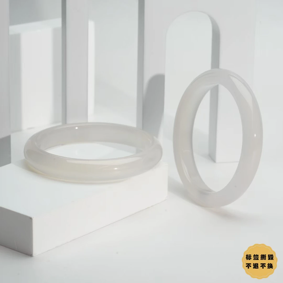 【小北珠宝】玛瑙宽条手镯圈口53-62【多样性发一件】3-WM01X11