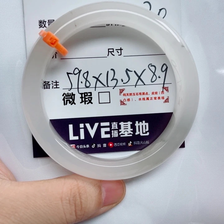 晨***晨未镶嵌手镯石英质玉