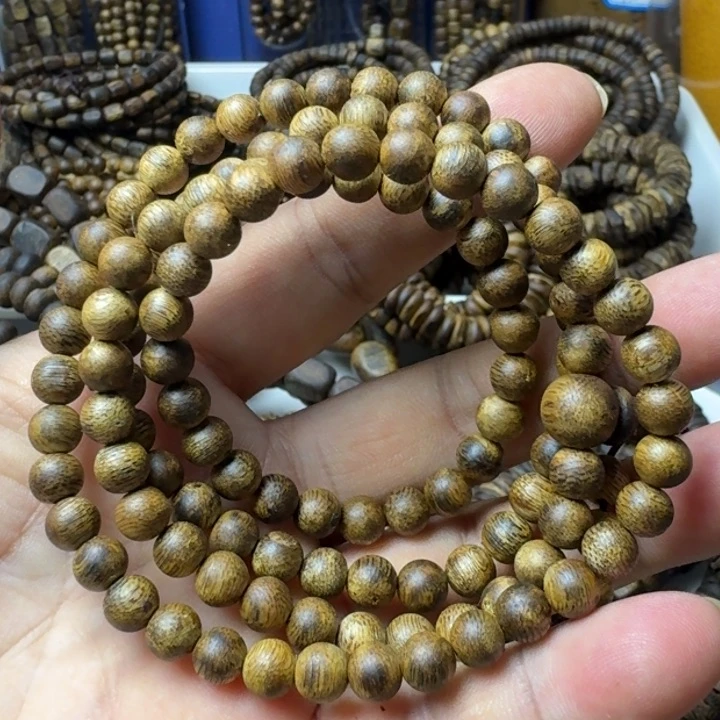 沉香手串乌身手串11克加