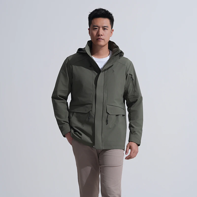 【龙牙】隐之卧虎战术连帽风衣休闲防风透气男保暖春秋户外运动外套