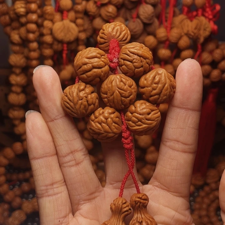 木质类龙纹桃枭挂件j