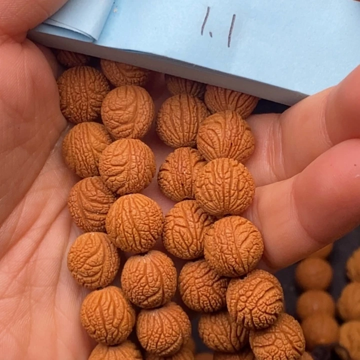 秦岭龙纹桃核66颗