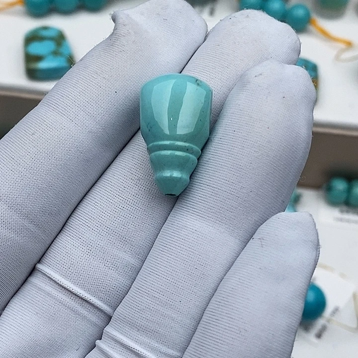 绿松石未镶嵌三通