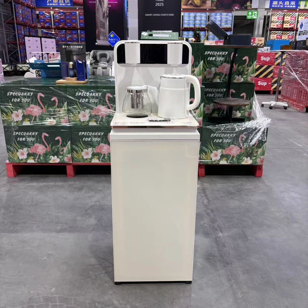 智能语音高档立式饮水茶吧机-带壶ui