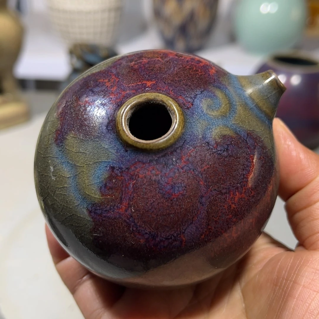 瓶钧窑瓷器品相完美