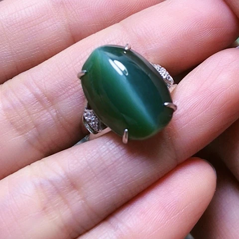 和田玉挂件银S925镶嵌