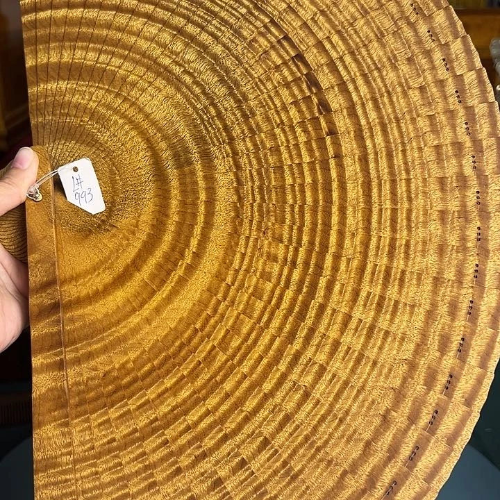 金丝楠淼*金丝楠木折扇L993,28cm