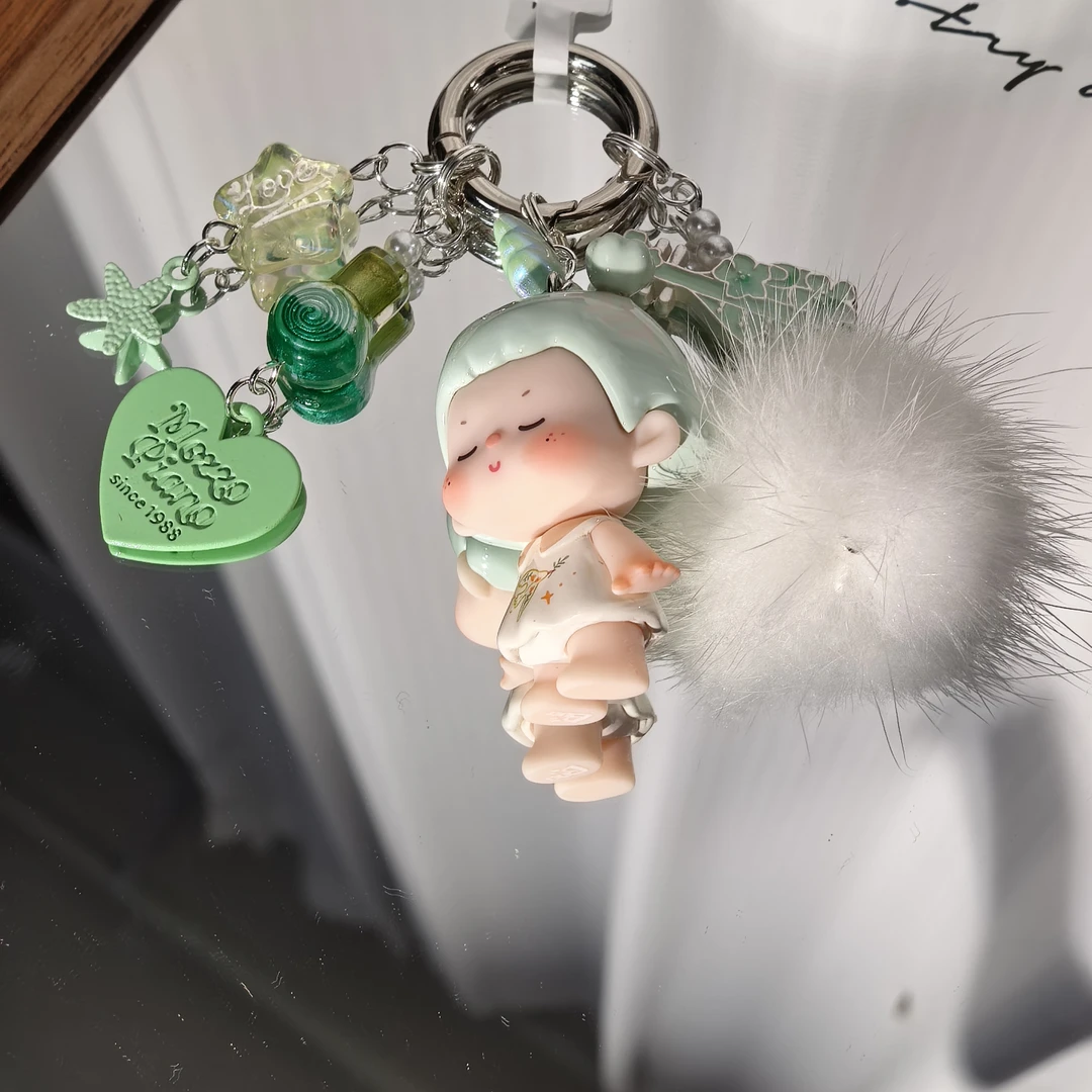 1525编码不二小时候萌粒手机挂件创意手机链原创手工diy挂件挂链