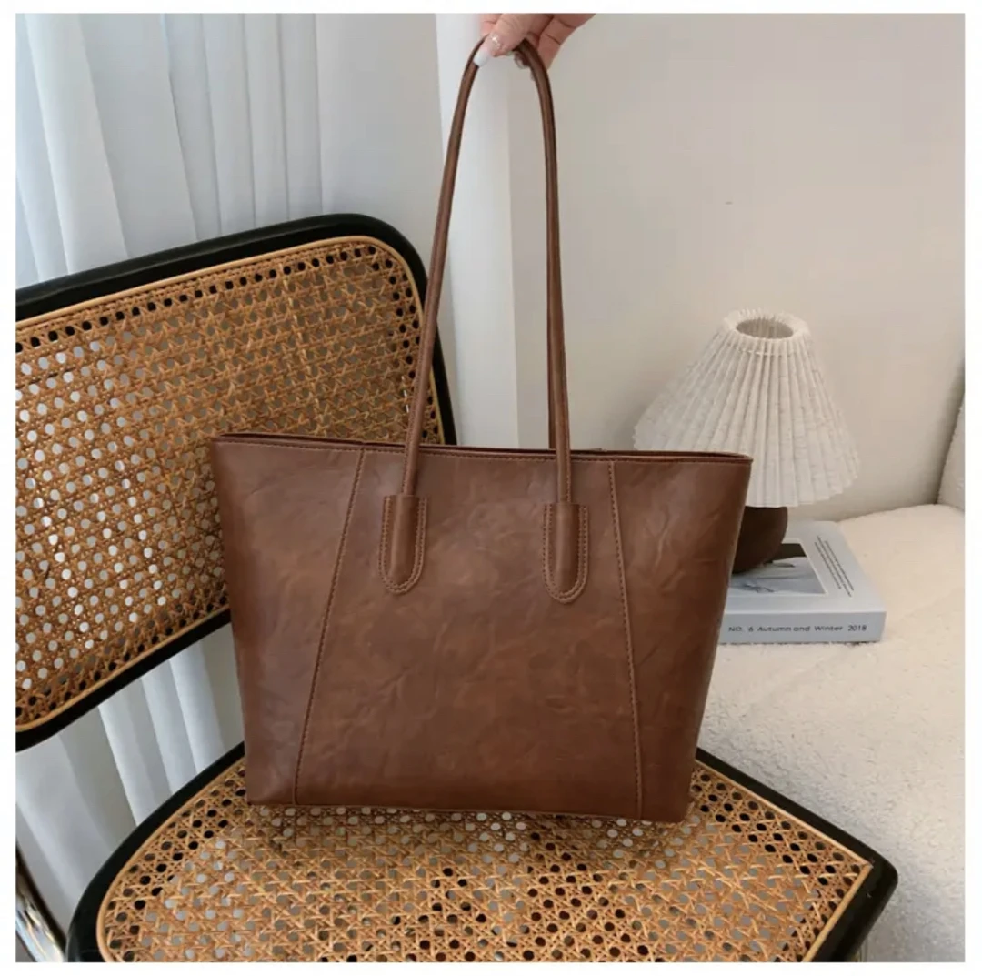 女士大容量单肩托特包6008