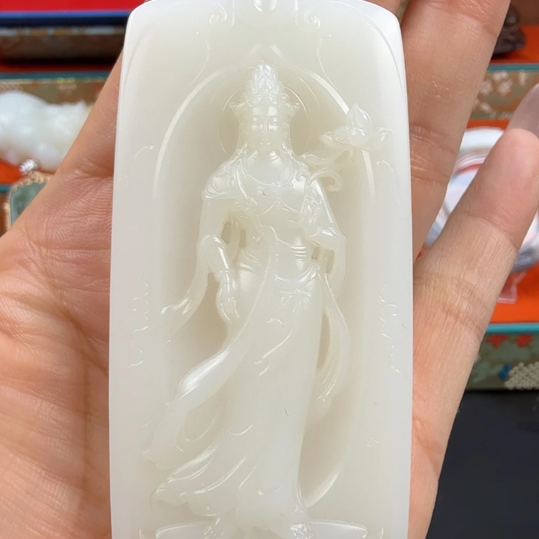 嗨***嚯和田玉未镶嵌挂件