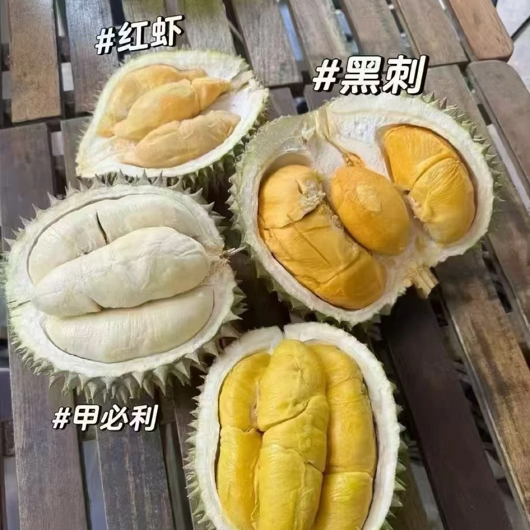 大嘴鸟高端系列鲜榴莲一果一重核大核小（甲比利，红虾，竹脚，坤宝，金枕）金枕竹脚红虾甲必利坤宝泰国马来西亚
