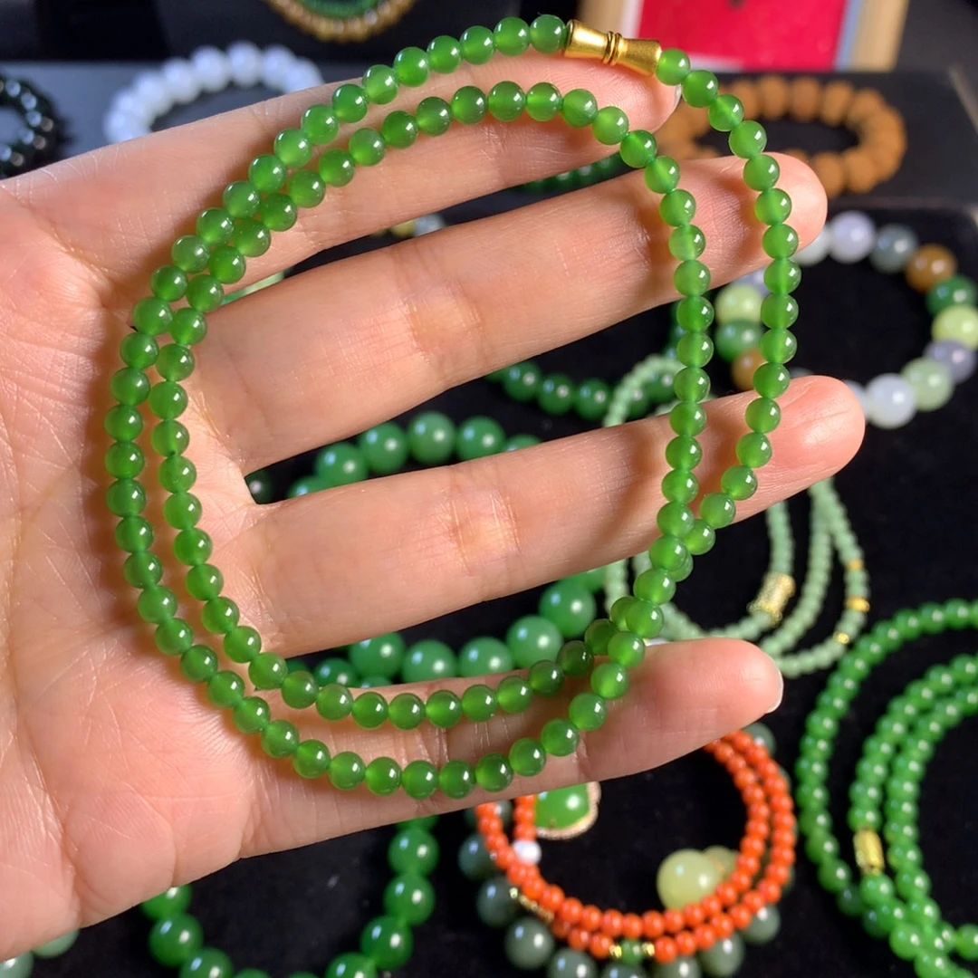 和田玉未镶嵌手链