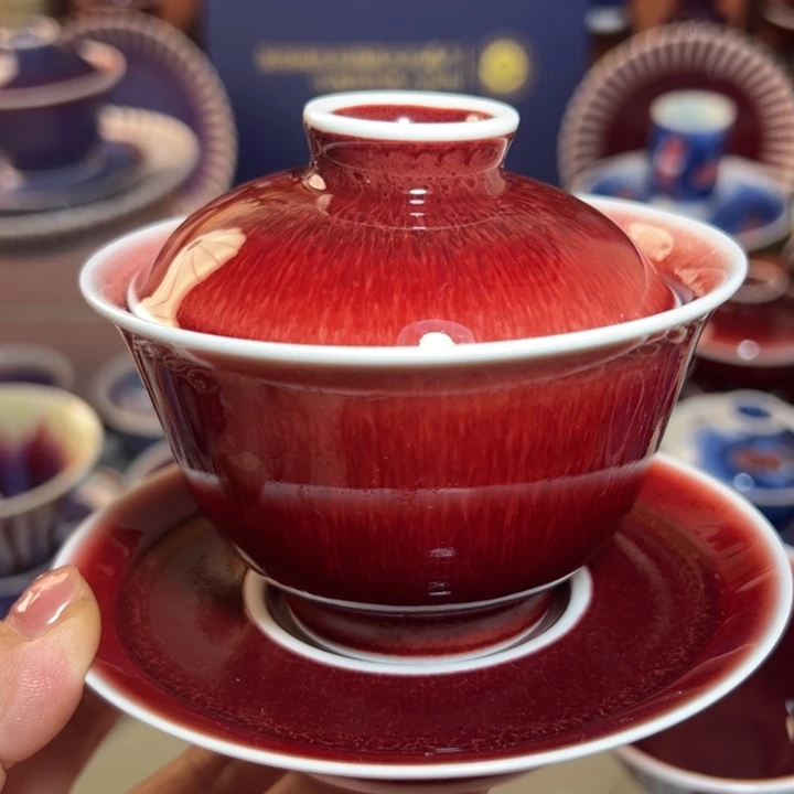 瓷片景德镇品艺轩郎红