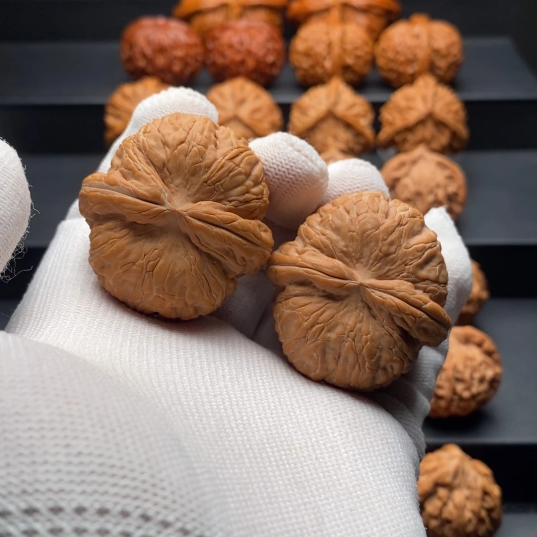 把件文玩核桃43尺全品平谷元宝