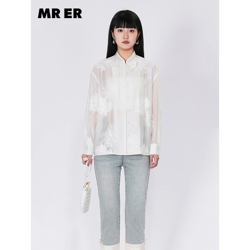 【小余专属】设计感立体花卉新中式百搭显瘦衬衫R4C25963