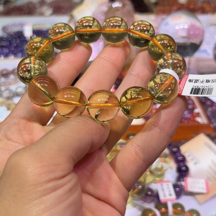 【闪购商品】水晶手链未镶嵌真*黄水晶