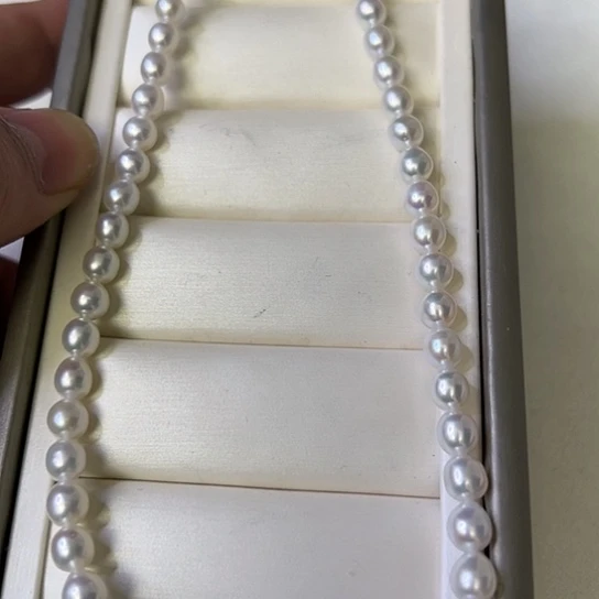 淡水珍珠颈饰未镶嵌定制项链