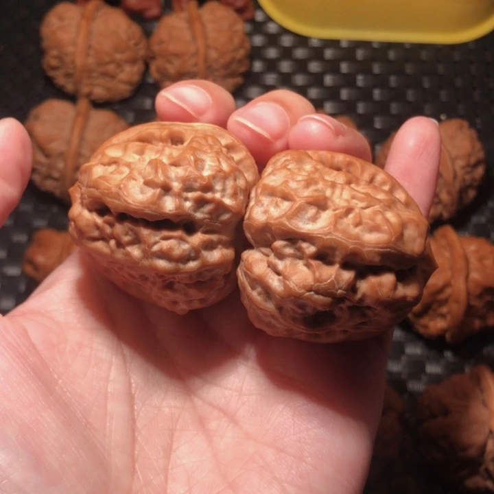 把件文玩核桃四开八腿40