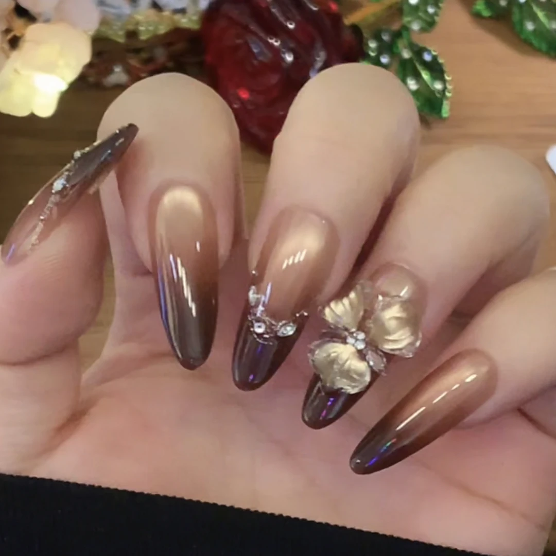 暗黑】高定手作一杜哥纯手工高品穿戴甲 10片