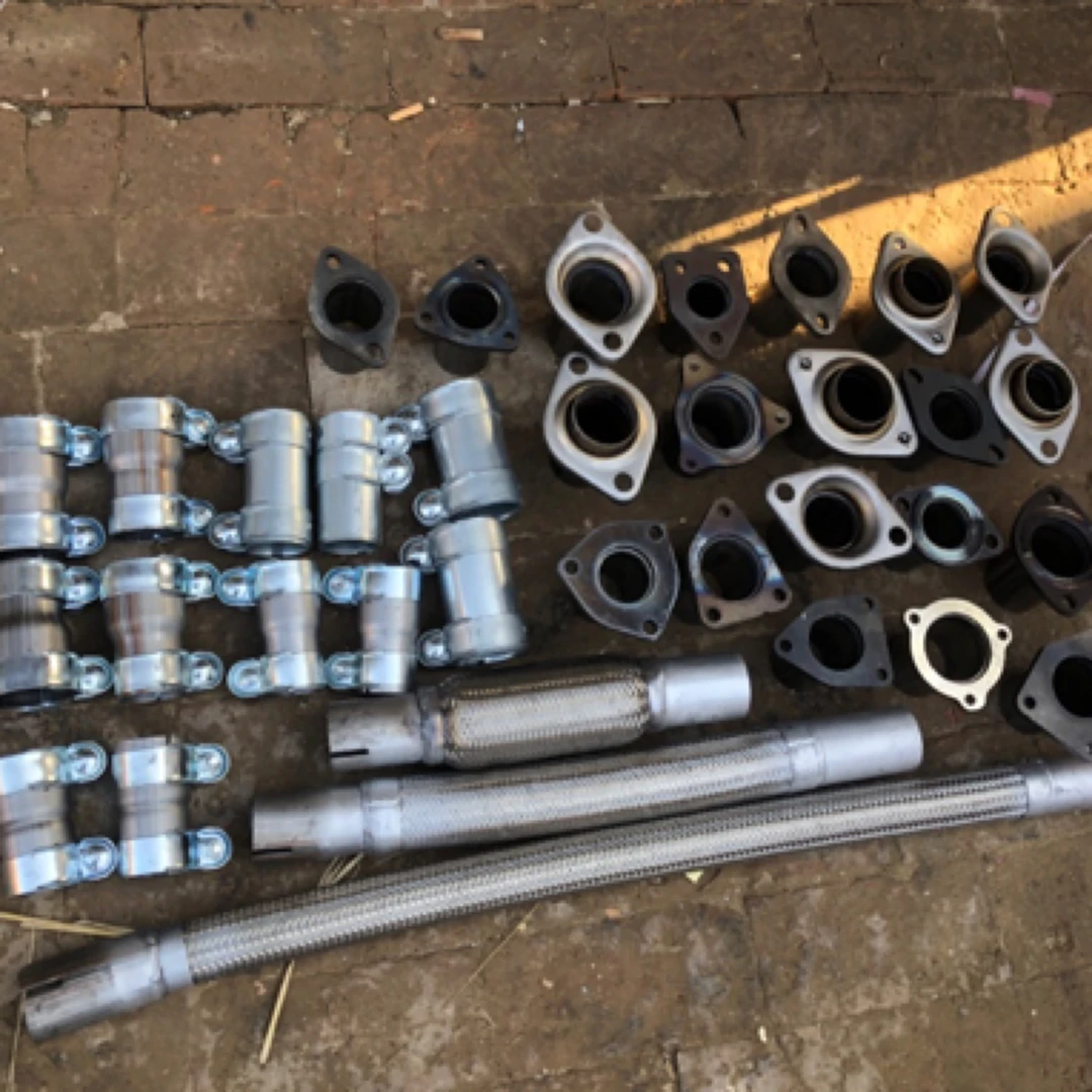 三元催化通用包配件,3条软连接,20个接头,12个卡扣