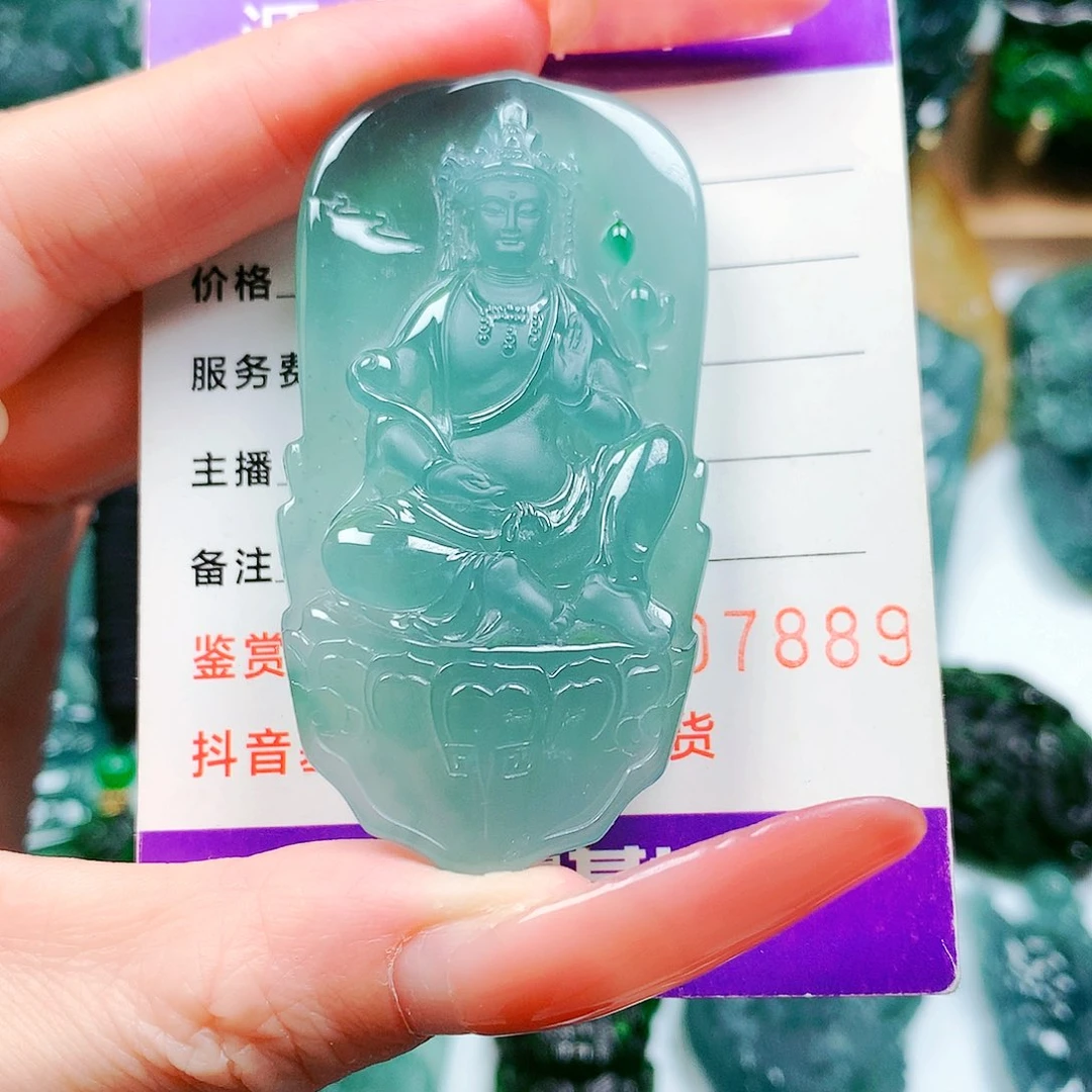 【闪购商品】颈饰未镶嵌翡翠锦*哥纯天然A货翡翠