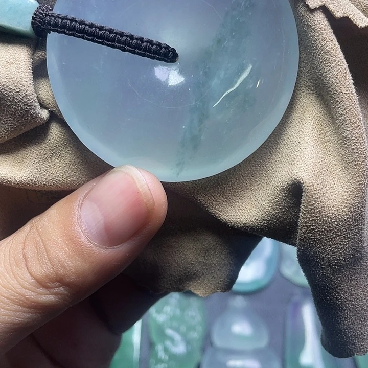 暴****润平安扣，冰胶，微绵