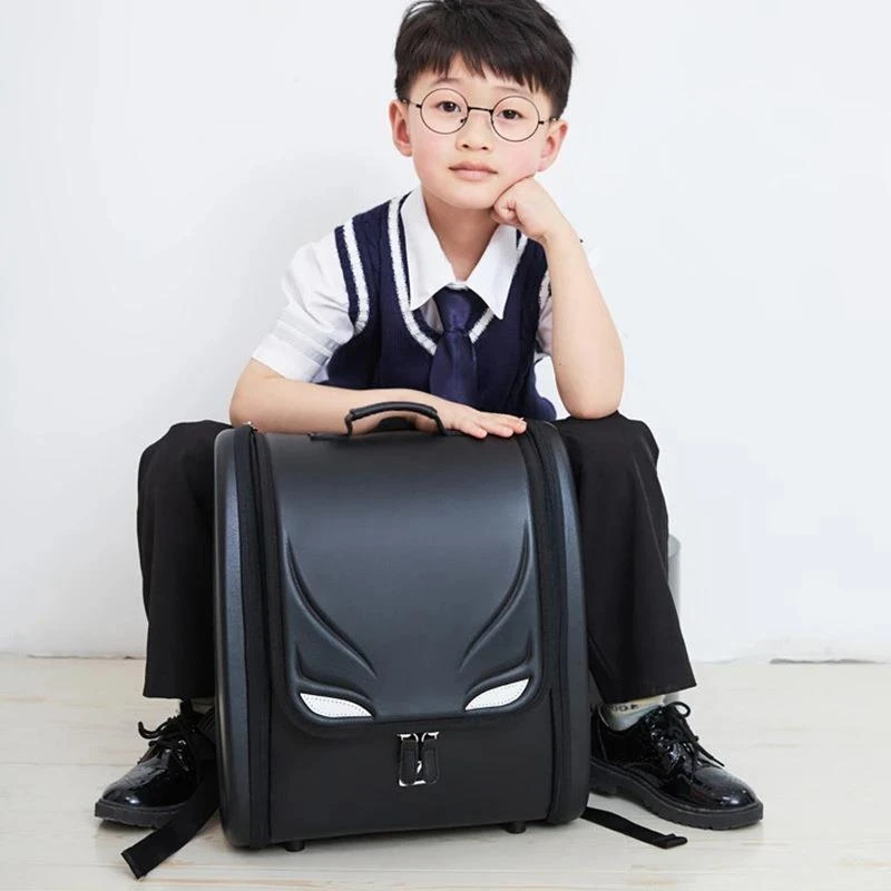 CHUNYU/春宇儿童书包双肩背韩版至至年级男生减负箱体书包皮质