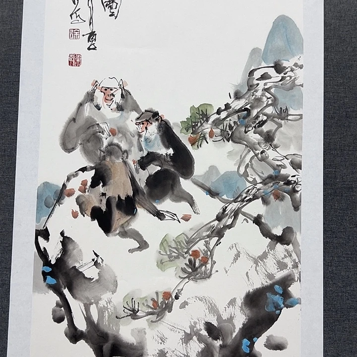 国画书画作品多次