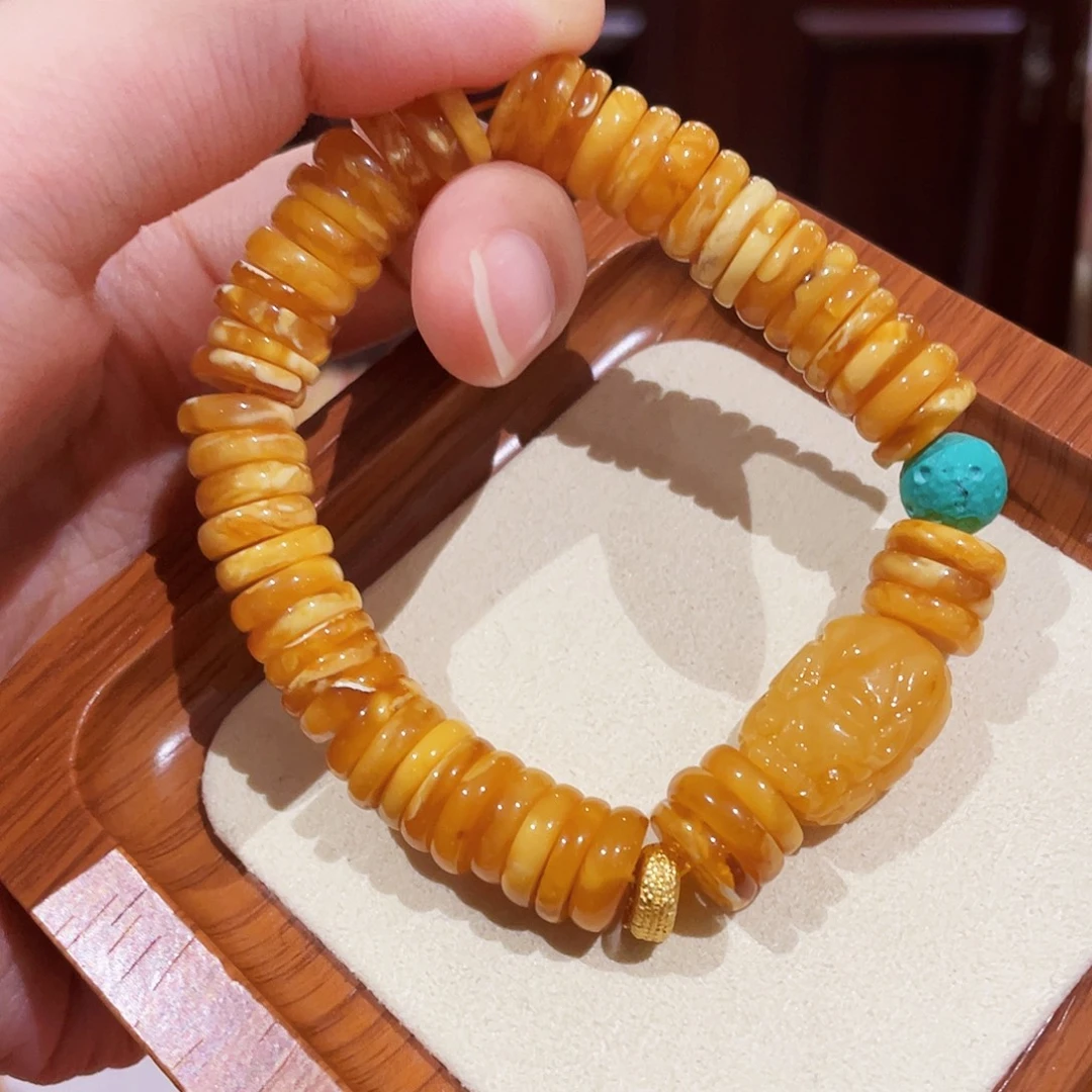 蜜蜡未镶嵌手链手串