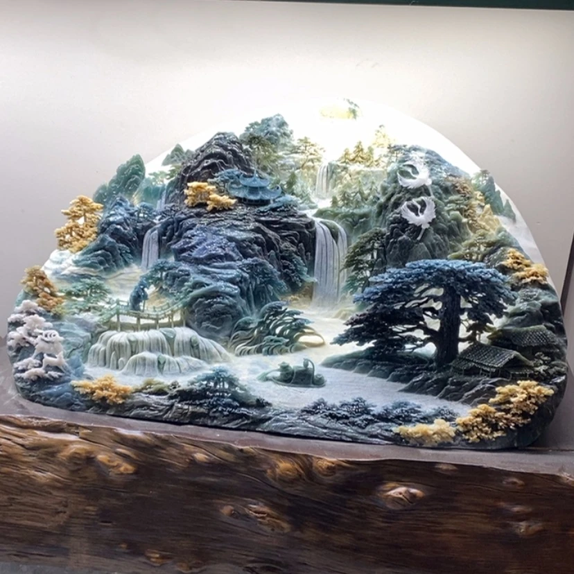 【闪购商品】绿泥石云母质玉（岫岩玉）珠宝奇石未镶嵌