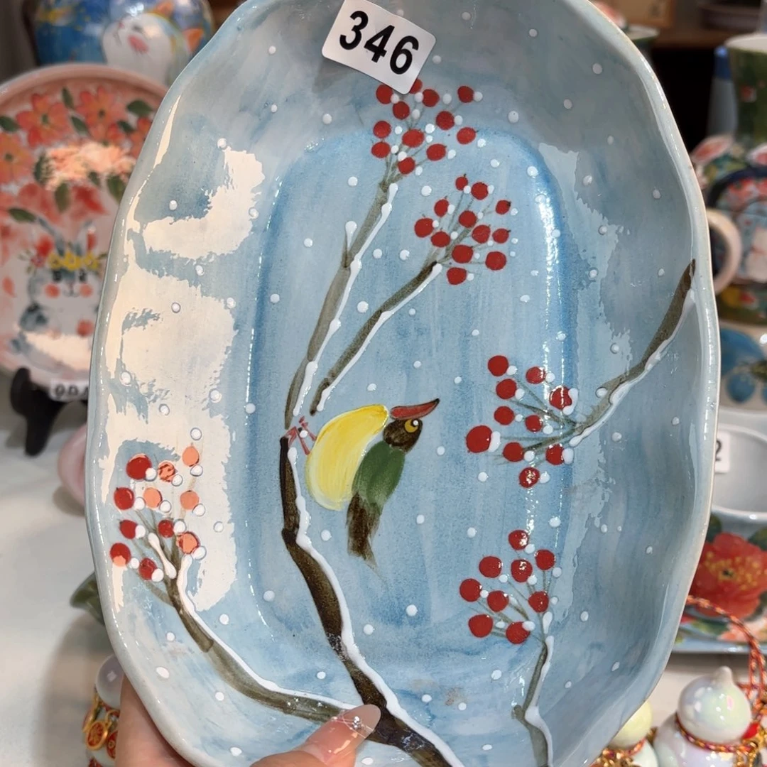 景德镇手绘高温釉下彩陶瓷茶具