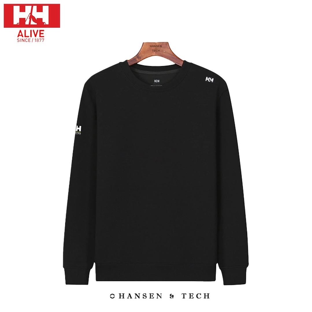 男士圆领宽松春秋【常规】长袖上衣休闲时尚百搭户外套头卫衣92404