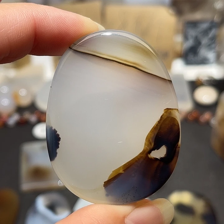 玛瑙/玉髓未镶嵌吊坠(不含链)