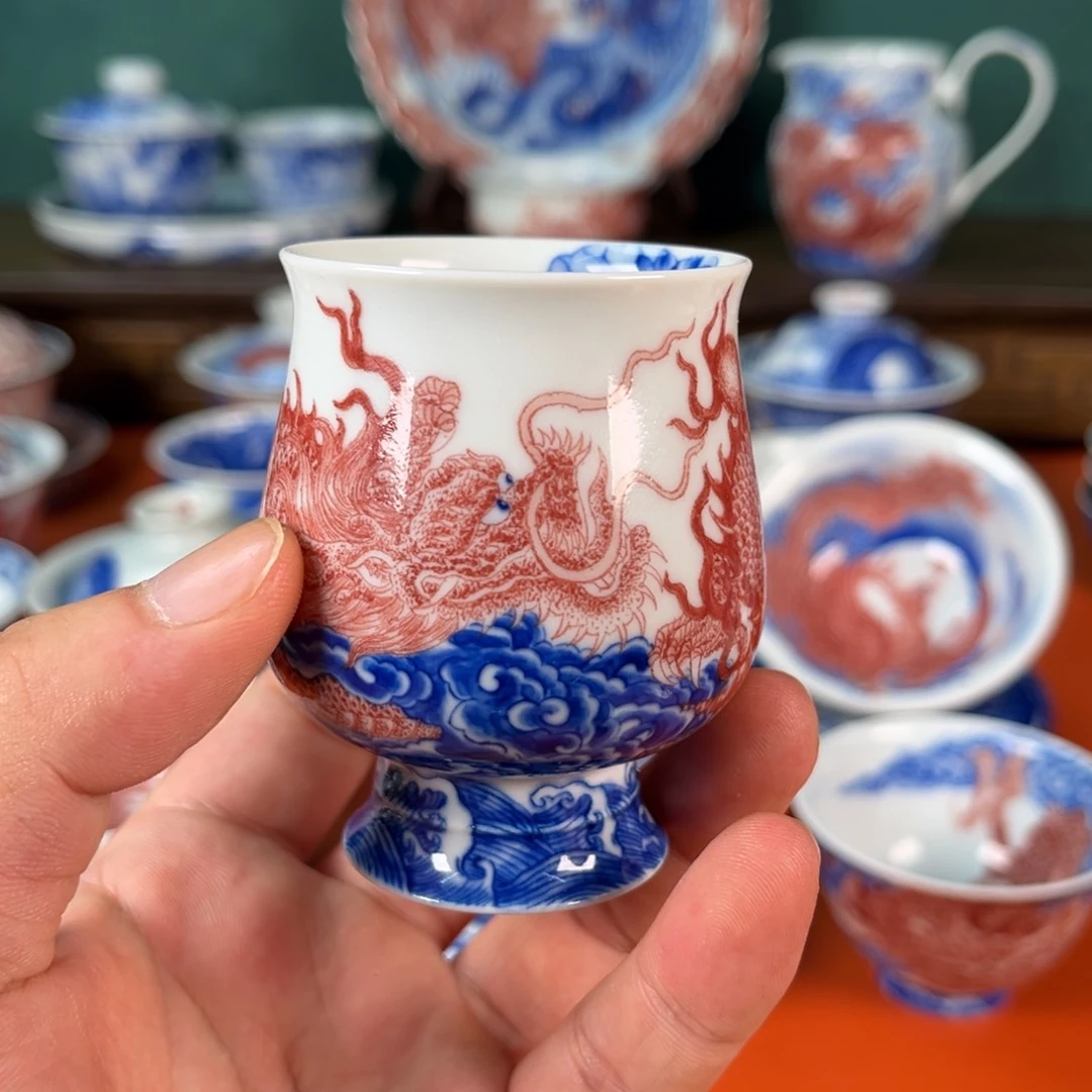 瓷片景德镇手工手绘