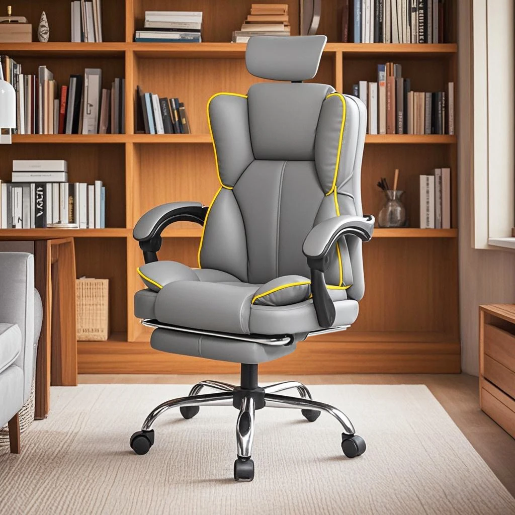 老板椅家用办公电脑椅舒适久坐办公室椅子商务沙发椅书房座椅可躺