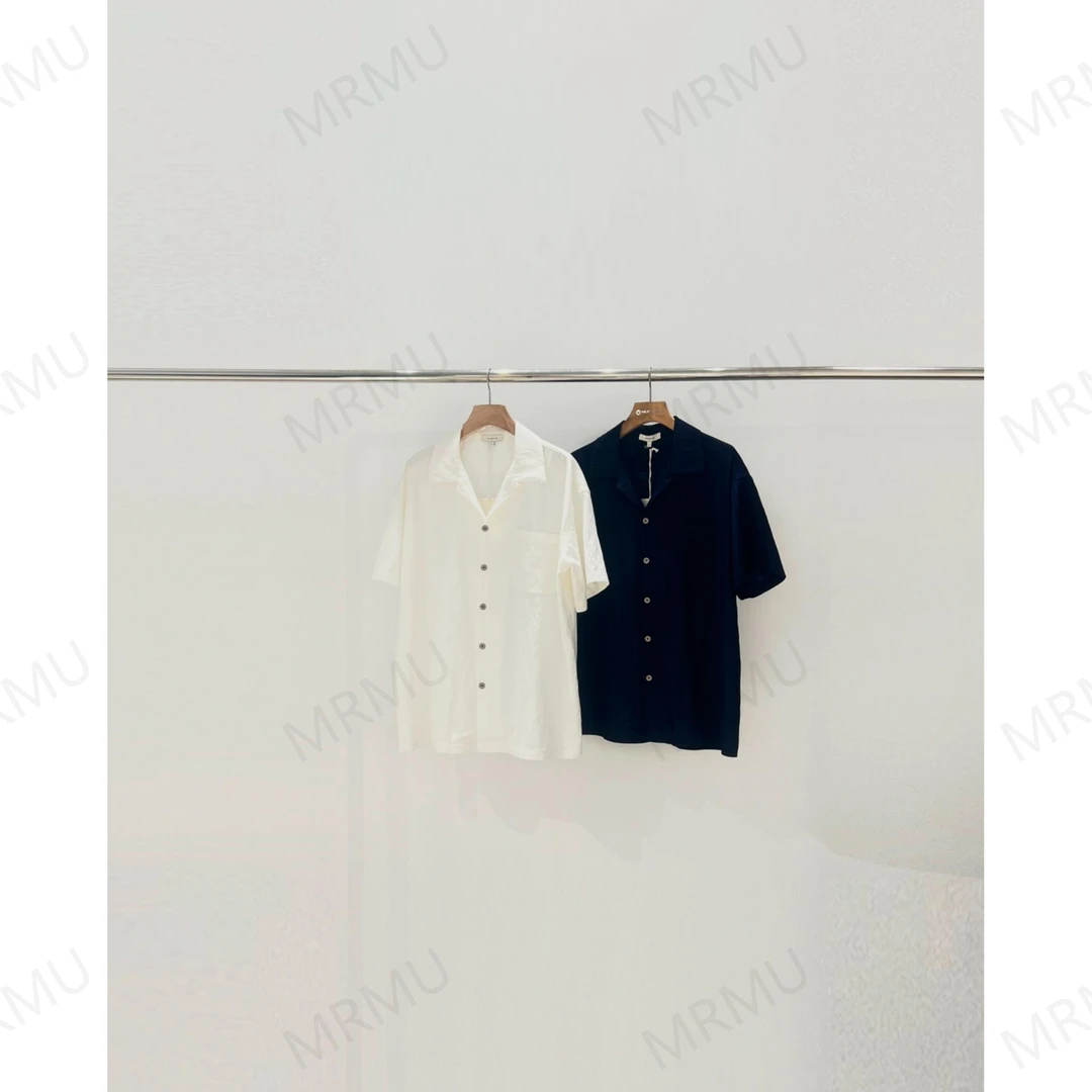 【福利】老钱度假 松弛垂坠古巴领短袖衬衫