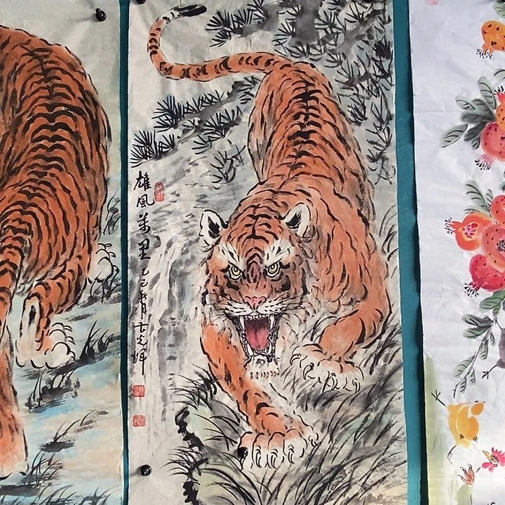 国画三尺手绘作品