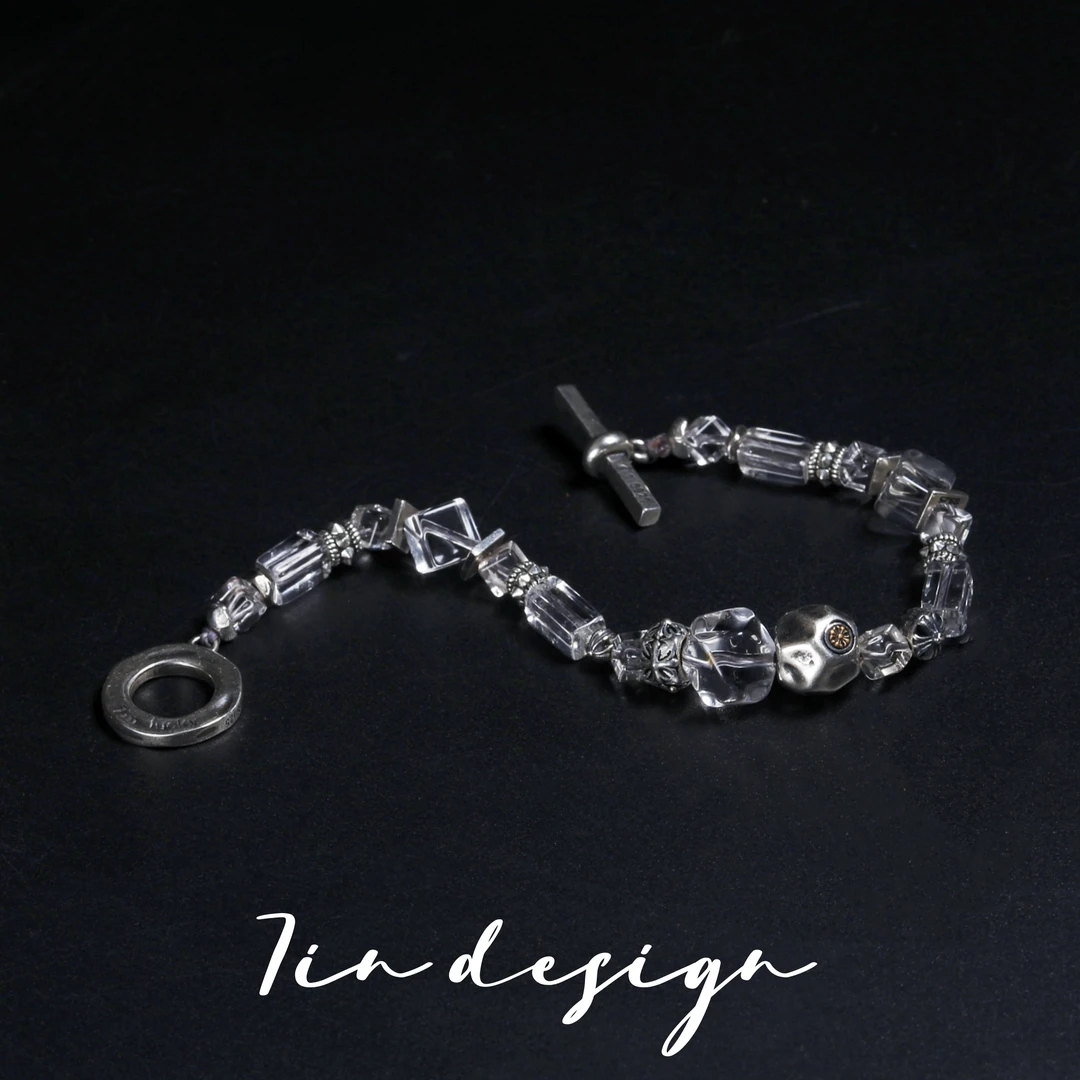 925银手链 7in【映雪】原创小众设计复古手作编织925手串