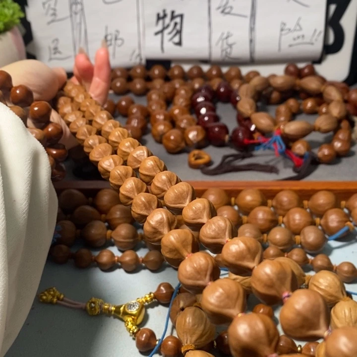 手串橄榄核5131精品卜挂小蒜头铁核58+2颗