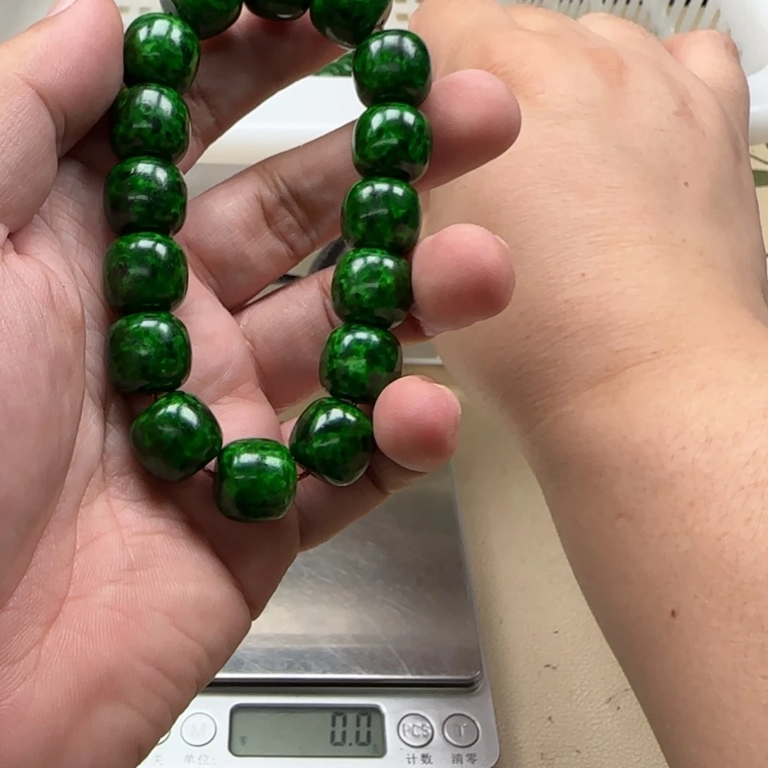 白玉菩提吊坠绿色146