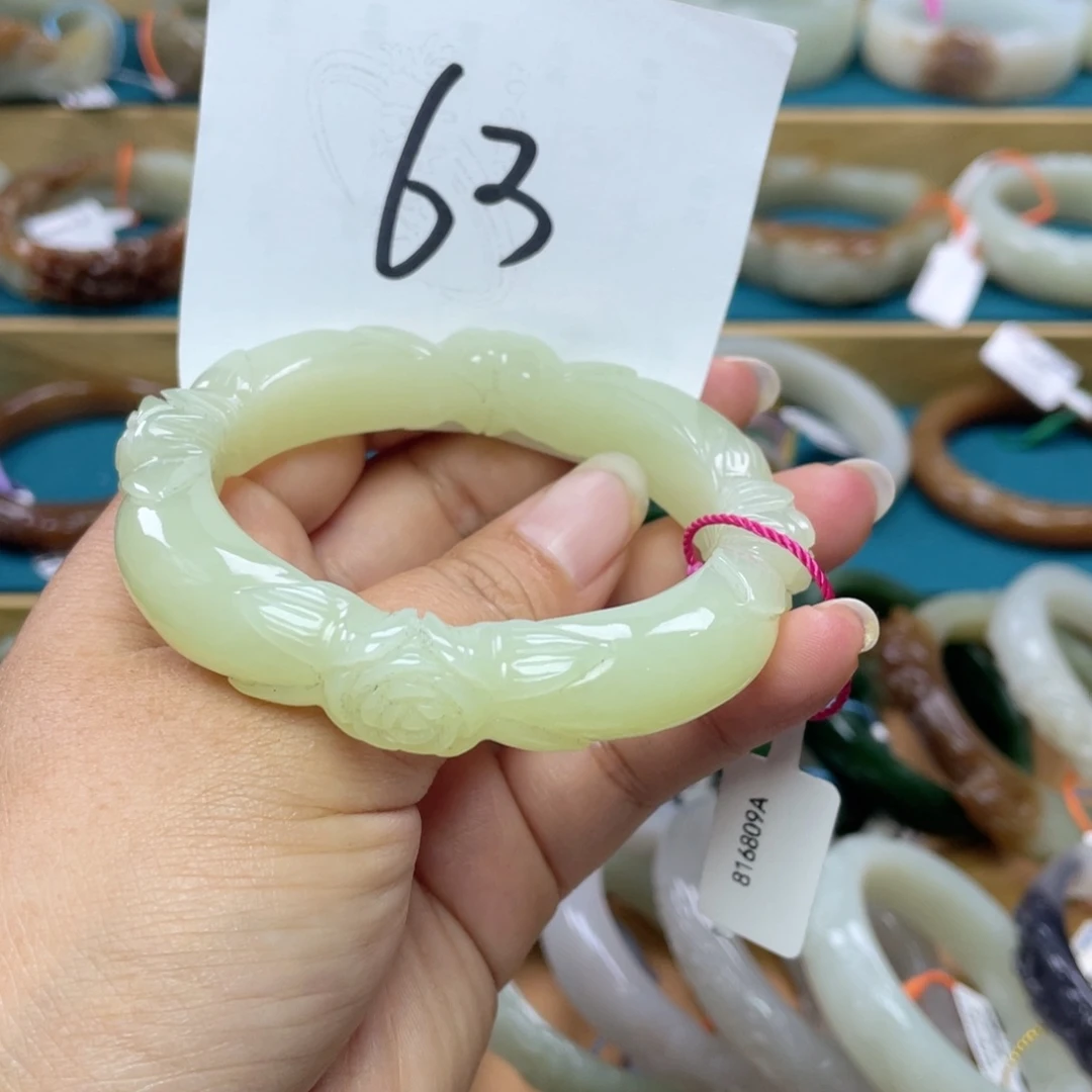 未镶嵌手镯和田玉圈口58