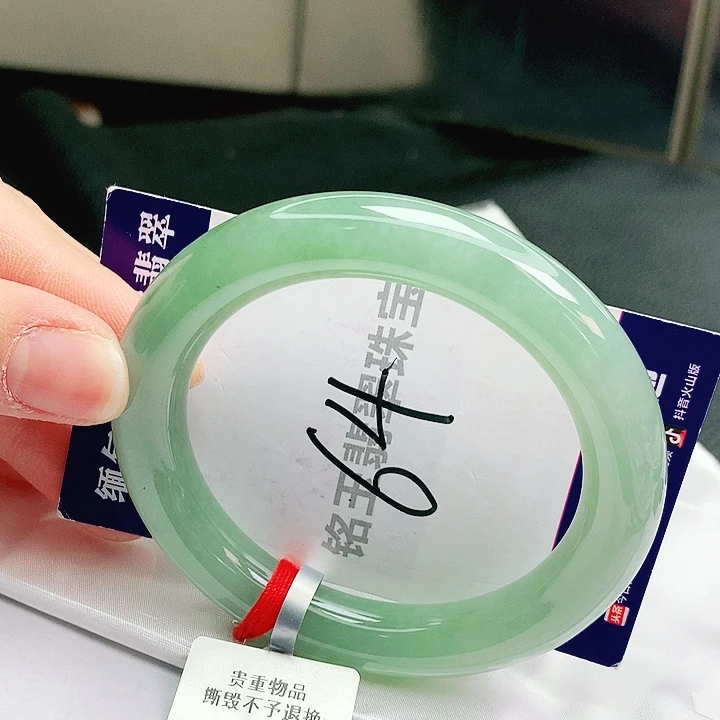 翡翠未镶嵌手镯缅甸天然a货翡翠手镯