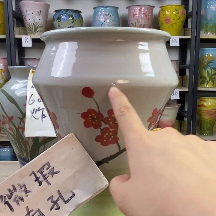 景德镇高温陶瓷花盆